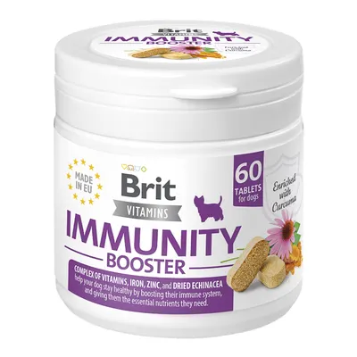 Brit Vitamins Immunity Booster, recompense pentru sustinerea sistemului imunitar, 120 g (60 tbl)