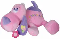 Jucărie de pluș Amek Toys - Câine, roz, 65 cm