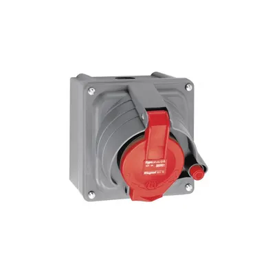 Panou montaj priza Prisinter Hypra - IP44 -380/415 V~ -32 A - 3P+N+E - plastic
