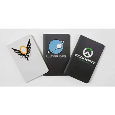 Overwatch: Pocket Notebook Collection (Set of 3) Winston, Mercy, and Mei