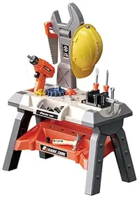 Atelier pentru copii Ocie - Powerful, cu cască, 63 piese