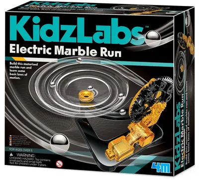 Set joc 4M Kidz Labs - Pistă electrică de marmură