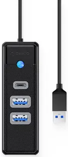 Hub USB Orico - PWC2U-U3-015-BK, 3 porturi, USB3.0/C, negru