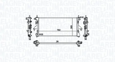 Radiator racire motor potrivit FIAT DUCATO 2.2D-3.0D