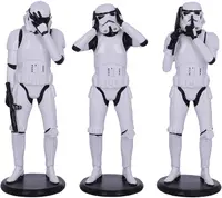 Set de statuete Nemesis Now Star Wars: Original Stormtrooper - Three Wise Stormtroopers, 14 cm