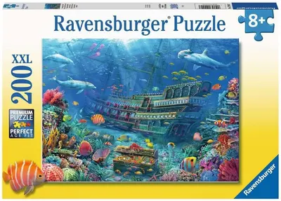 Puzzle Ravensburger din 200 XXL piese - Nava scufundată
