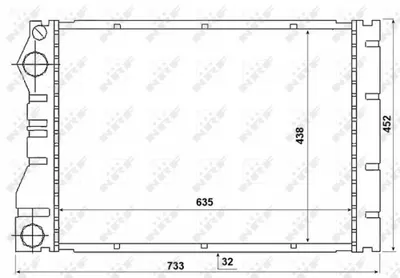 Radiator motor potrivit RENAULT AVANTIME, ESPACE III 2.0 2.2D