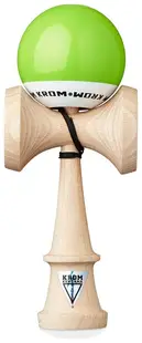 Joc de dexteritate din lemn KROM Kendama - Pop Kendama, verde deschis