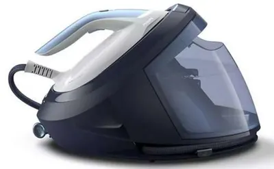 Stație de călcat cu abur Philips - PSG8030/20, 2700W, 170 g/min, negru/alb