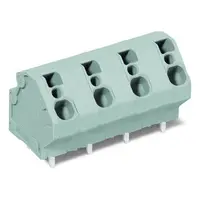 PCB terminal block; 4 mm²; Pin spacing 10 mm; 12-pole; CAGE CLAMP®; 4,00 mm²; gray