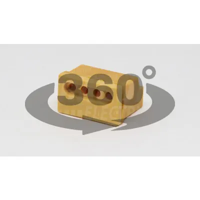 Clema cu surub pentru legaturi, izolata, carcasa galbena TRK4 4×(1,5-4mm2), 450VAC, max. 40A