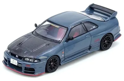 Model de colecție INNO Models Modern: Automobile - Nissan Top Secret Skyline GT-R BCNR33 Tokyo Auto Salon Hong Kong 2025, blue