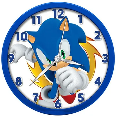 Ceas de perete Kids Euroswan - Sonic