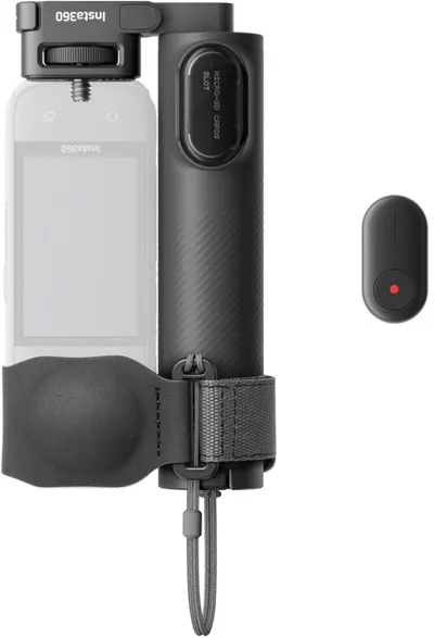 Selfie stick Insta360 - Foldable 2-in-1 Remote Kit, negru