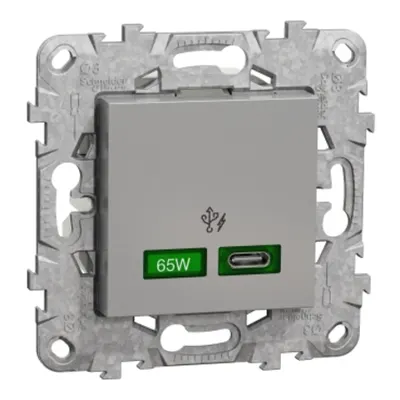 Noua Unica, Incarcator USB C 65W 2 module, aluminiu
