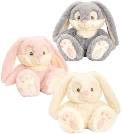 Jucărie de pluș Keel Toys Keeleco - Iepuraș, Patchfoot, 22 cm, asortiment