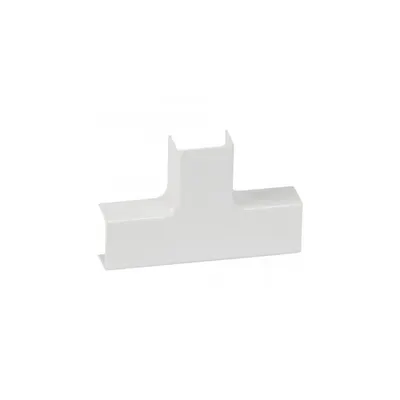 Conexiune plana T - pentru DLPlus Mini canal cablu 20x12.5 - alb