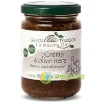 Crema din Masline Negre fara Gluten Ecologica/Bio 130g