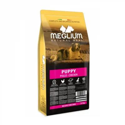 Hrana uscata pentru caini Meglium Dog Puppy 14 kg