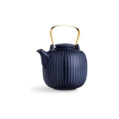 Ceainic din porțelan Kähler Design Hammershoi, 1,2 l, albastru închis