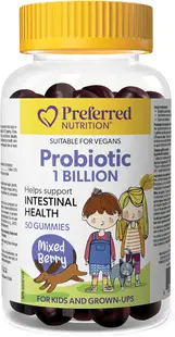 Probiotic 1 Billion CFU Pentru copii și adolescenți, 50 tablete de jeleu, Natural Factors