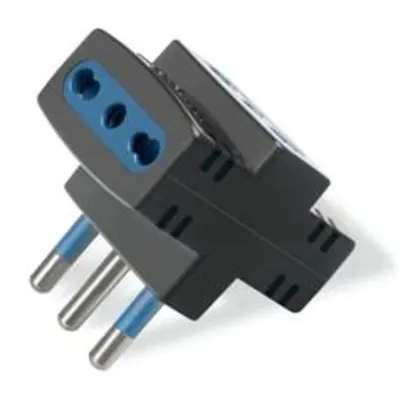 3-Way Adaptorn2p+e-16a-(s17) Black 3x2p+e-16a-(p17/11)