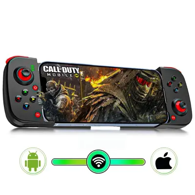 GamePad Controller Gaming pentru telefon Android, iOS, Nintendo Switch, Negru - Default Title