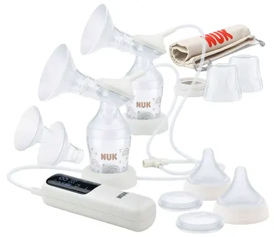 Pompă electrică de sân Nuk Perfect Match - Soft & Easy, dubla