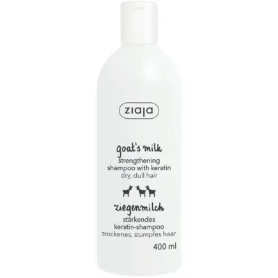 Sampon cu proteine din lapte de capra si keratina pentru par normal si uscat, 400ml - Ziaja
