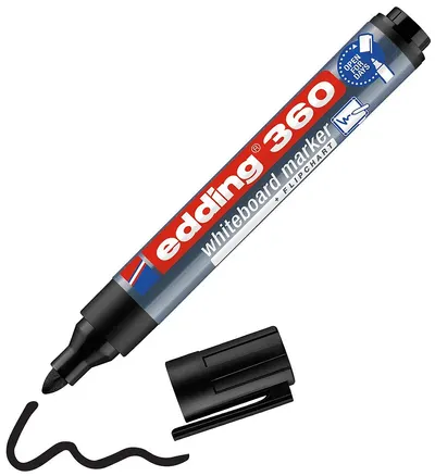Marker pentru tablă albă Edding 360 - negru