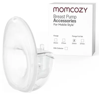 Set colector de lapte matern Momcozy - Cu pâlnie de pompă de 24 mm Mobile Style M6