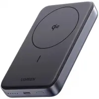 Baterie Externa UGREEN PB761, 10000mAh, 30W, PD + FQI, 1 x QI - 1 x USB-C, Gri
