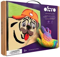 Set creativ cu plastilină Okto - Pictură după numere, Câine