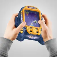 Consola de jocuri arcade cu 18 niveluri – Aventura spatiala, jucarie educativa pentru copii