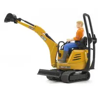 Masinuta - Micro Excavator JCB 8010 CTS cu figurina