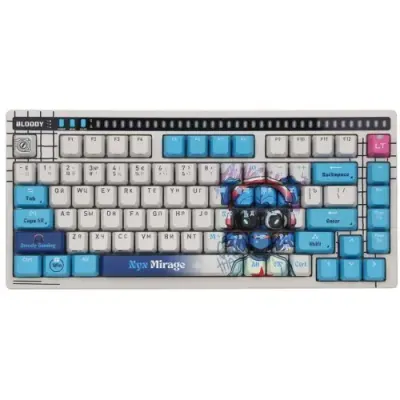 Tastatura Gaming A4Tech A75 Nyx Mirage Savage, iluminare RGB, Wired (Multicolor)