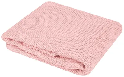 Pătură din bumbac tricotată KikkaBoo Dream Big - 75 x 100 cm, Pink