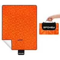 Patura picnic impermeabila 150x180 cm Spokey Picnic Apricot, captusita aluminiu