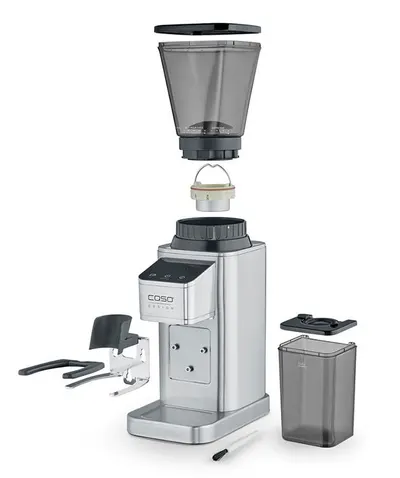 Râșniță de cafea Caso - Barista Chef Inox CAS.1834, 150W, 250 g, argintie
