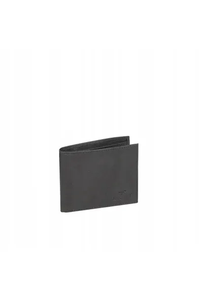 Portofel barbati - Como Wallet - piele naturala - negru - dimensiune universala