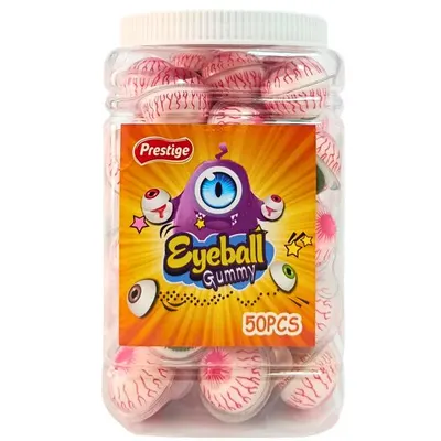 Jeleu cu aroma de fructe in forma de ochi Prestige 10g Engros