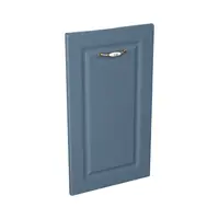 Front pentru masina de spalat vase 45cm MDF albastru drept