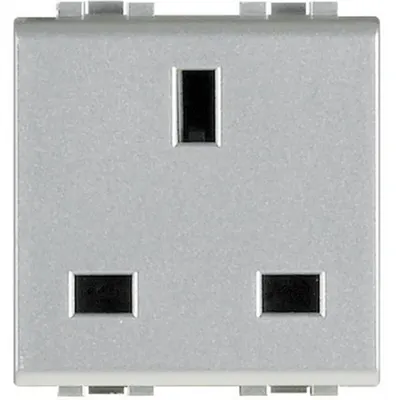 Priza standard britanic 2P+T LiVing Light - 13 A -Tech - 2 module