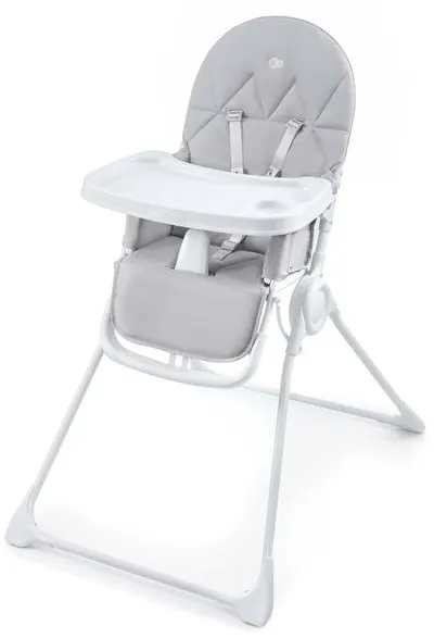 Scaun înalt KinderKraft - Binci, Light Grey