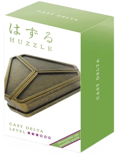 Puzzle logic metalic Hanayama - Cast Puzzle Delta Huzzle