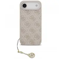 Husa MagSafe pentru Apple iPhone 17 Air, Guess, 4G Charm Cradle, Roz