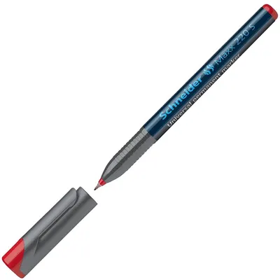 Marker permanent Schneider OHP Maxx 220 S, 0,4 mm, rosu
