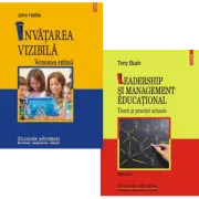 Pachet 2 carti: Invatarea vizibila si Leadership si management educational