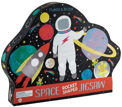 Puzzle pentru copii Floss and Rock - Cosmos, 80 piese