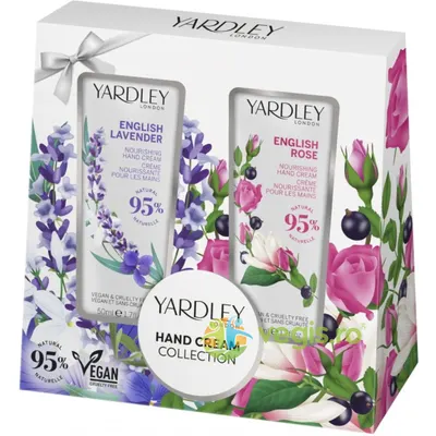 Set Duo Crema de Maini English Lavender 50ml + Crema de Maini English Rose 50ml